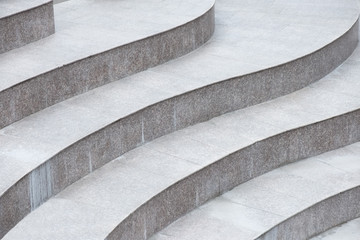 Abstract stairs made of stone, detail