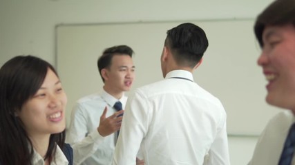 Networking between groups of Asian people