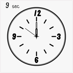 Countdown clock Enter the new year