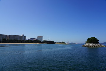 福岡西区　シーサイドももちエリア風景