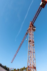 Naklejka premium crane in the sky 