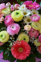  colorful flowers beautiful bright bouquet 