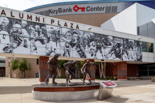 Buffalo, New York, USA - September 2, 2019: KeyBank Center In Buffalo, New York, USA. KeyBank Center Is A Multipurpose Indoor Arena. 