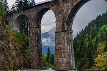 Bridge in the Alps