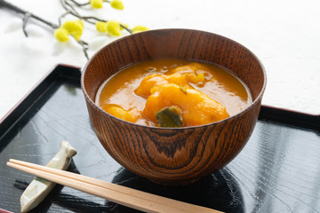 郷土食　かぼちゃ団子