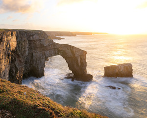 Green bridge of Wales, Pembrokeshire.