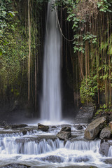 Hidden waterfall near Ubud, Bali, Indonesia