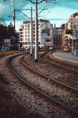 Tory tramwajowe na ulicy © Exploder