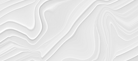 Fototapeta premium Abstract grey white waves and lines pattern. Futuristic template background. 