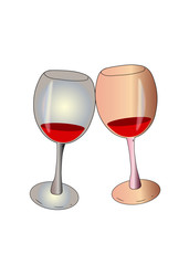 Wine, glass of wine, New Year's Eve, birthday, new year, 2020, celebration, red wine