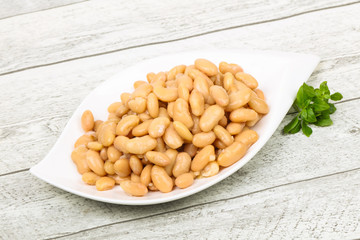 Baked white bean