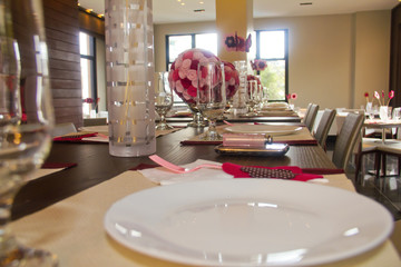Craft decorated table for party