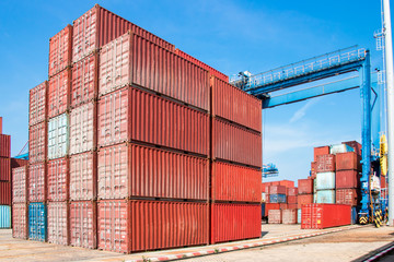  Container logistics terminal.