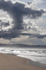 Clouds over Marina State Beach in Monterey Peninsula California
