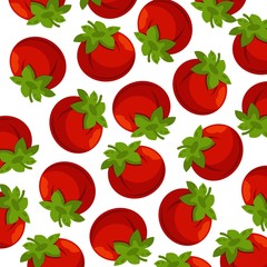 juicy tomatoes pattern for decoration vector illustration design