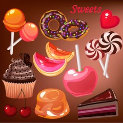 Vector candy objects