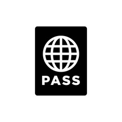 Passport book icon design trendy