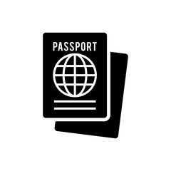 Passport book icon design trendy