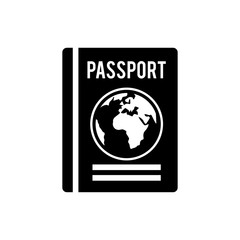 Passport book icon design trendy