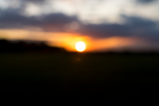 unsharp sunset for backgrounds and image processing