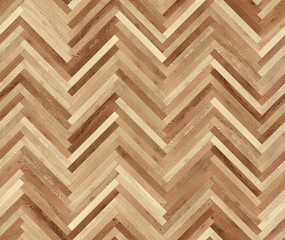 Seamless wood parquet texture herringbone light brown