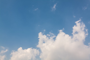 blue sky with white clouds