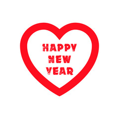 Happy New Year Icon Logo