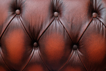 leather sofa upholstery fragment, dark leather texture