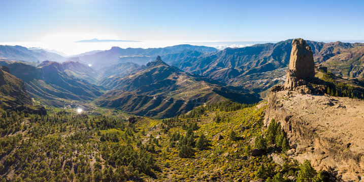 Gran Canaria Roque Nublo, Rocks of Gran Canaria, Mountains of Gran Canaria