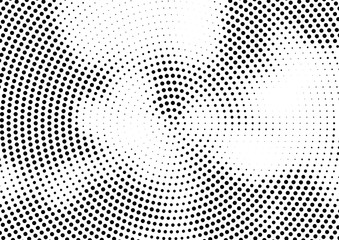 Abstract halftone dotted background. Futuristic grunge pattern, dot and circles.  Vector modern optical pop art texture for posters, sites, business cards, cover, postcards, labels, stickers layout.