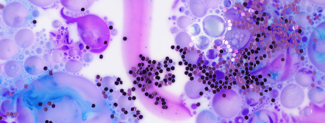 Colorful blots. Abstract background. Marble texture.