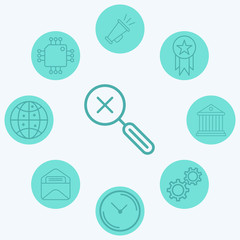 Search vector icon sign symbol