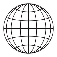 Wire Mesh Isolated Globe Of The Earth