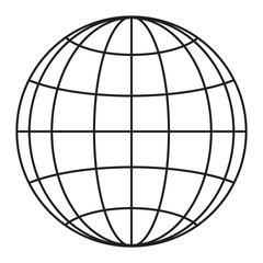 Wire Mesh Isolated Globe Of The Earth