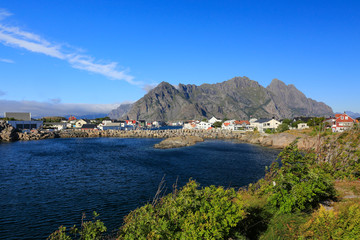Old fishing village in Lofoten, Nordland county