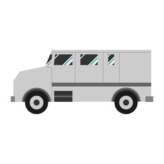 Collector car isolated on a white background. Vector illustration.