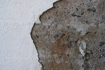 texture of old plaster and concrete wall