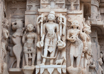 Famous ancient Jagdish Temple in Udaipur, Rajasthan, India