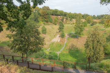 Geological geopark  St. Anne Mountain near Opole in Poland