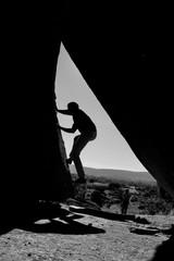 Boulder silhouette