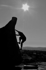 Boulder silhouette