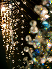 Christmas decorations, glass rain