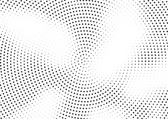 Abstract halftone dotted background. Futuristic grunge pattern, dot and circles.  Vector modern optical pop art texture for posters, sites, business cards, cover, postcards, labels, stickers layout.