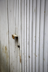 Spoiled and dirty metallic background