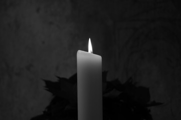 candle in the dark