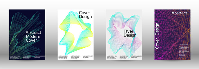 Cover design template set 