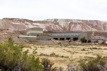Hycroft strip mine in nevada near black rock desert