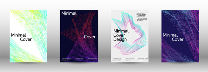 Cover design template set 