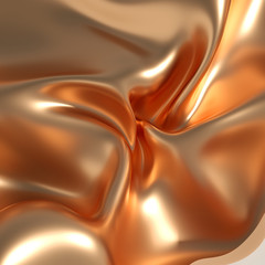 Luxury drapery fabric. 3d illustration, 3d rendering.