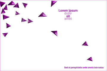 
Triangular background.